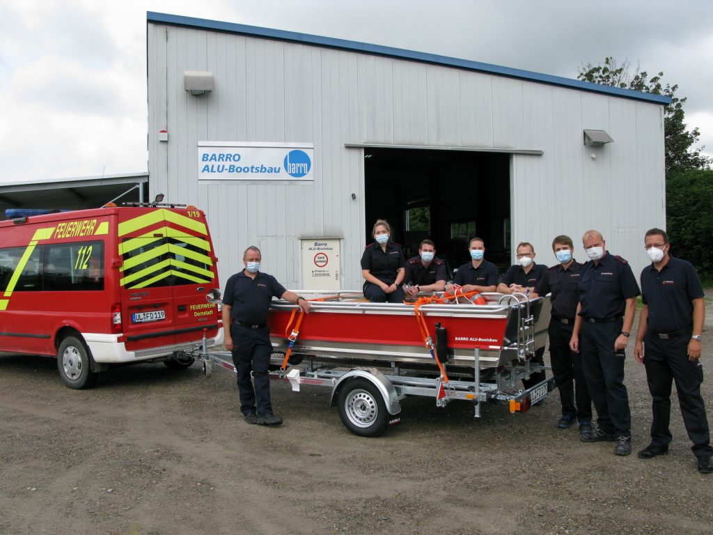 Abholung Rettungsboot