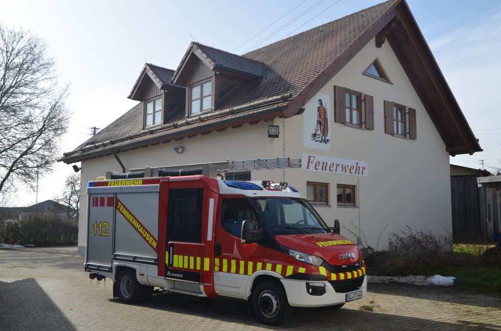 Das Feuerwehrgerätehaus in Temmenhausen.